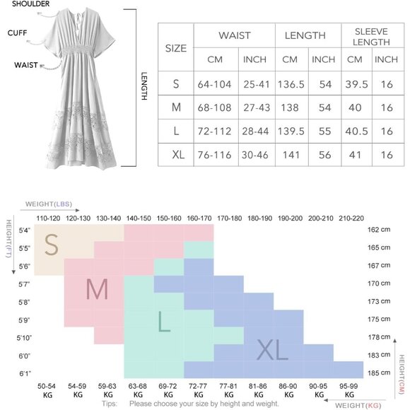 Women's Boho Maxi Dress Short Sleeve V Neck Flowy with Pockets for Wedding - Picture 8 of 8